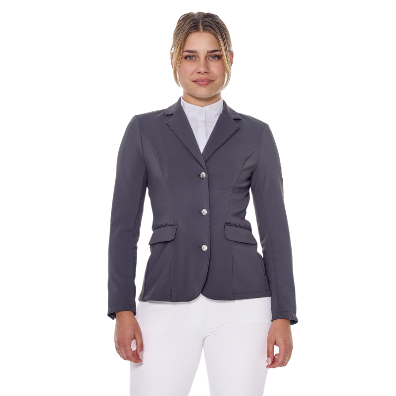 Harcour - Veste de concours femme Jismy gris anthracite | - Ohlala