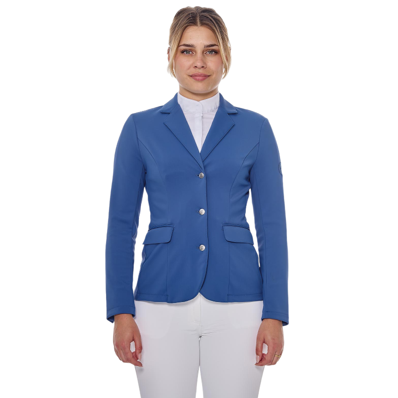 Harcour - Veste de concours femme Jismy steel blue | - Ohlala