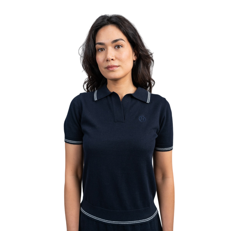 Harcour - Polo femme Shark marine | - Ohlala