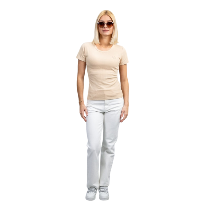 Harcour - T-shirt manches courtes femme Tarlala latte | - Ohlala
