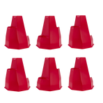 Hippotonic - Pack hindernisblokken rood (x6) | - Ohlala