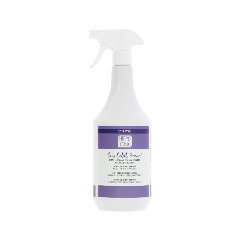 Hippotonic - Spray 3-en-1 nettoyant/ démêlant/ lustrant Soin Eclat