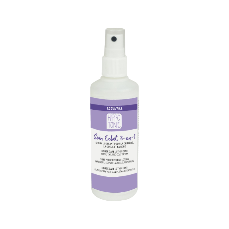 Hippotonic - Spray 3-en-1 nettoyant/ démêlant/ lustrant Soin Eclat