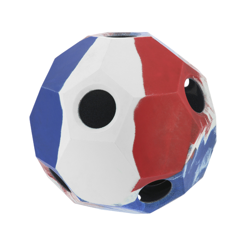 Hippotonic - Balle de jeu/ foin pour chevaux anti-gluton tricolore | - Ohlala