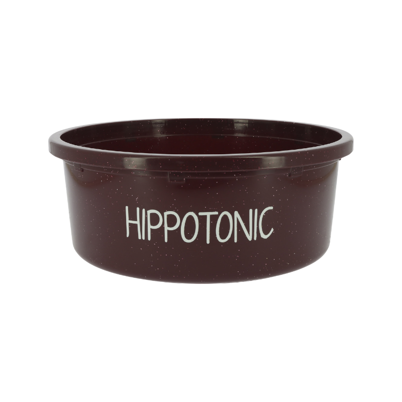 Hippotonic - Bol d'écurie 8L pailleté bordeaux