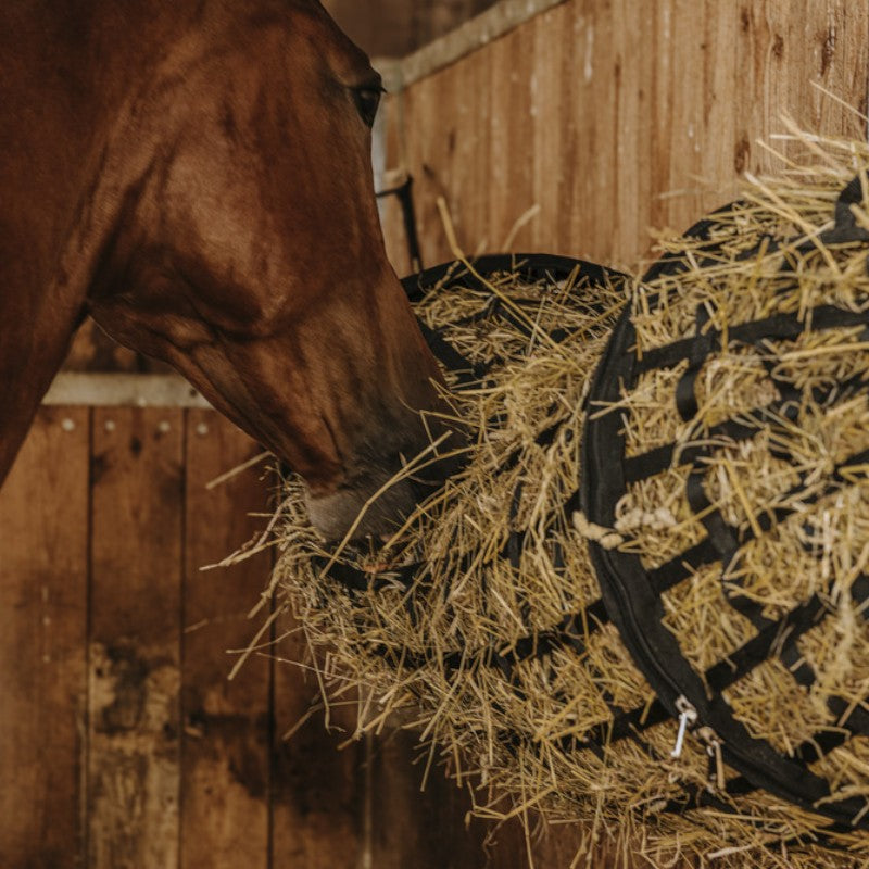 Hippotonic - Filet à foin tunnel noir | - Ohlala