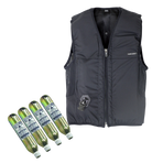 Hit Air - Pack gilet airbag Airflex enfant noir + cartouches