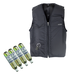 Hit Air - Pack gilet airbag Airflex enfant noir + cartouches