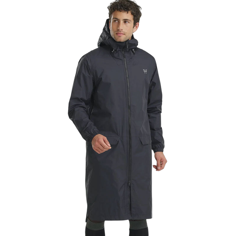 Blouson long impermeable homme Raintech noir Horse Pilot OHLALA