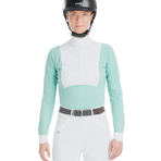 Horse Pilot - Damesblouse lange mouwen Monica watergroen | - Ohlala