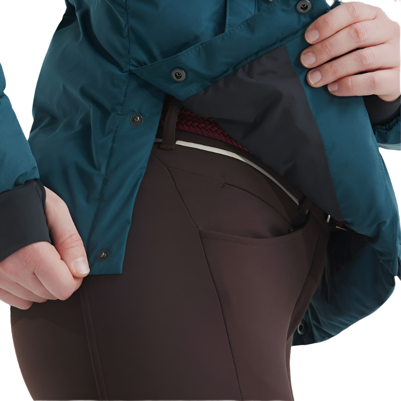 Horse Pilot - Doudoune manches longues femme Fahrenheit bleu | - Ohlala