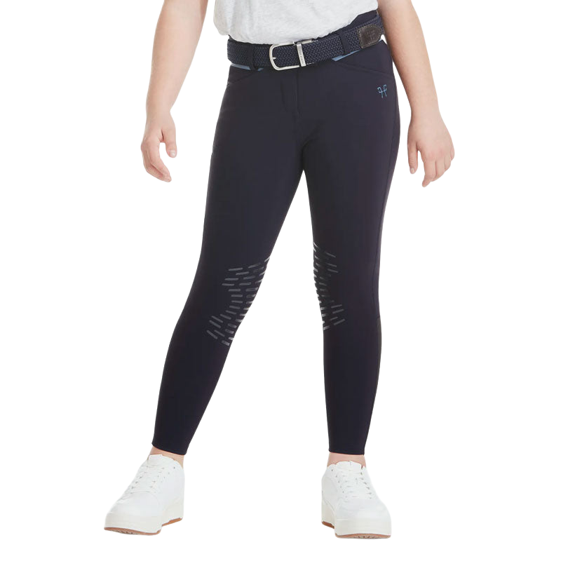 Pantalon D'équitation Anglais Fille – Taille S (small) – Beige, Avec Bretelles – Occasion