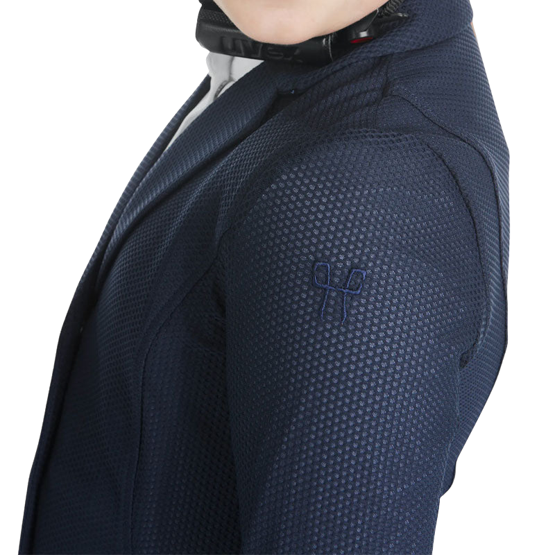 Horse Pilot - Veste de concours fille Aeromesh marine | - Ohlala