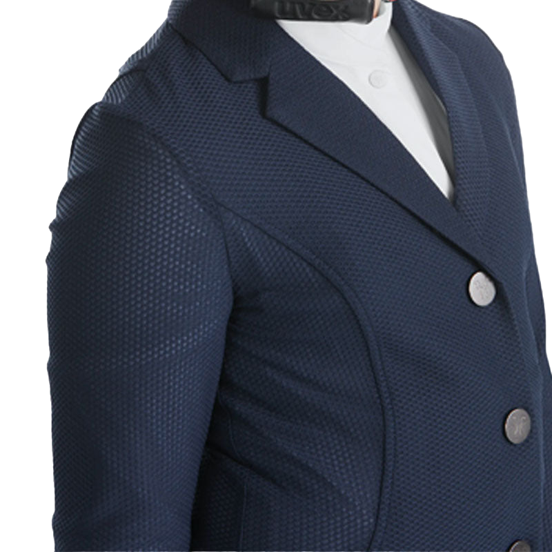 Horse Pilot - Veste de concours fille Aeromesh marine | - Ohlala