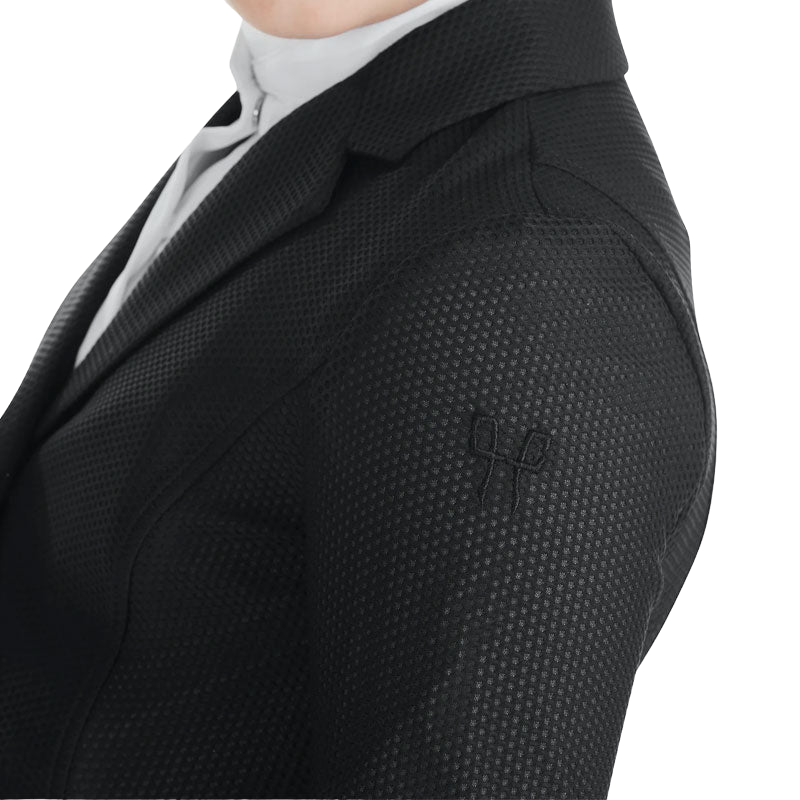 Horse Pilot - Veste de concours fille Aeromesh noir | - Ohlala
