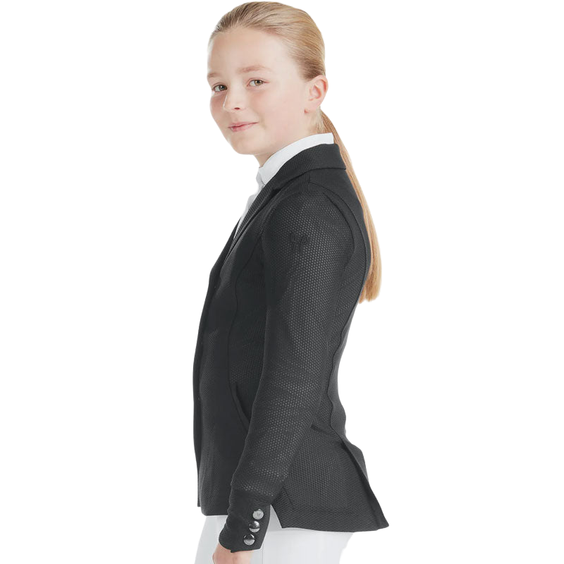 Horse Pilot - Veste de concours fille Aeromesh noir | - Ohlala