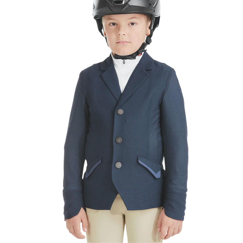 Horse Pilot - Veste de concours garçon Aeromesh marine | - Ohlala