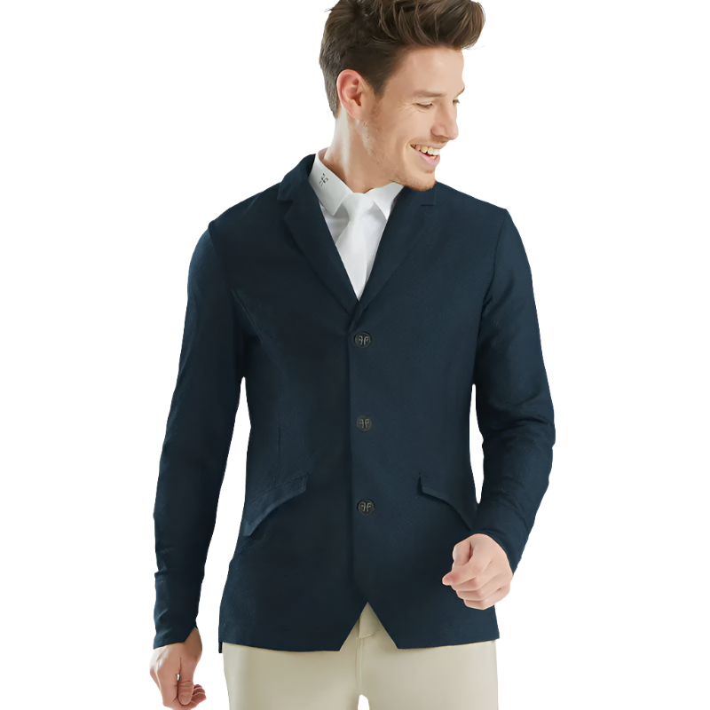 Horse Pilot - Veste de concours homme Aeromesh marine | - Ohlala
