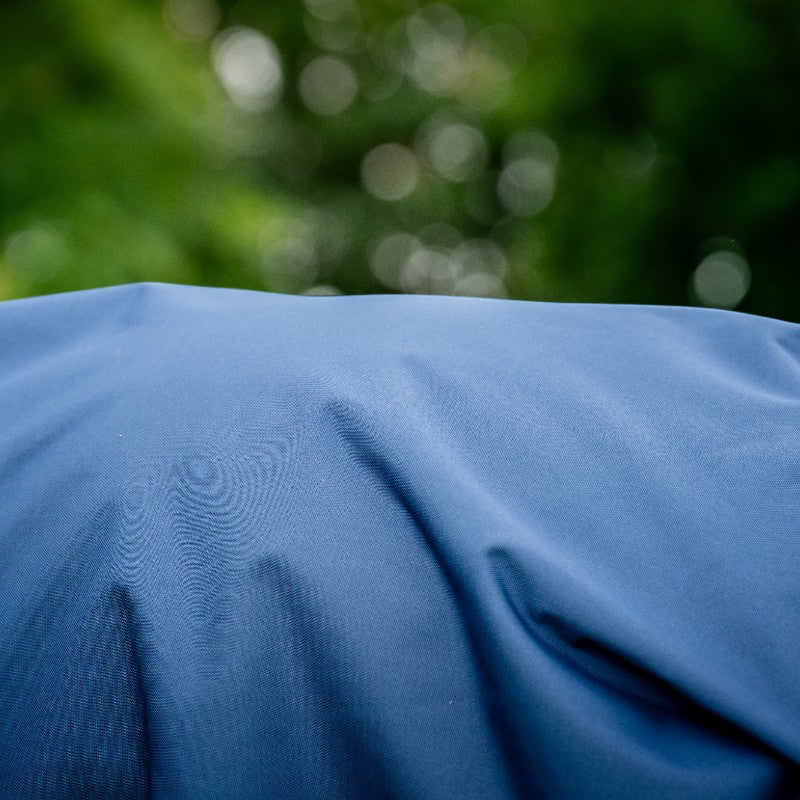Horseware - Couverture d'extérieur Amigo Bravo 12 Plus marine/ titanium gris/ argent 250g | - Ohlala
