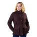 Horseware - Blouson manches longues femme Newmarket Wax hw brown | - Ohlala
