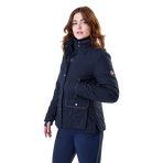 Horseware - Blouson manches longues femme Newmarket Wax marine | - Ohlala
