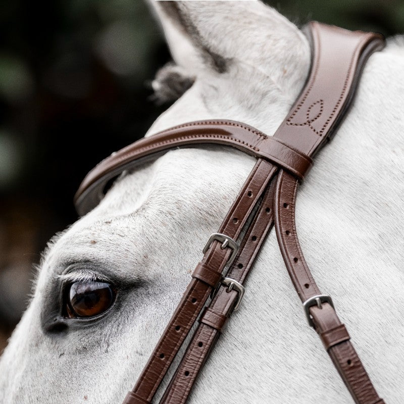 Horseware - Bridon Dressage Flash marron | - Ohlala