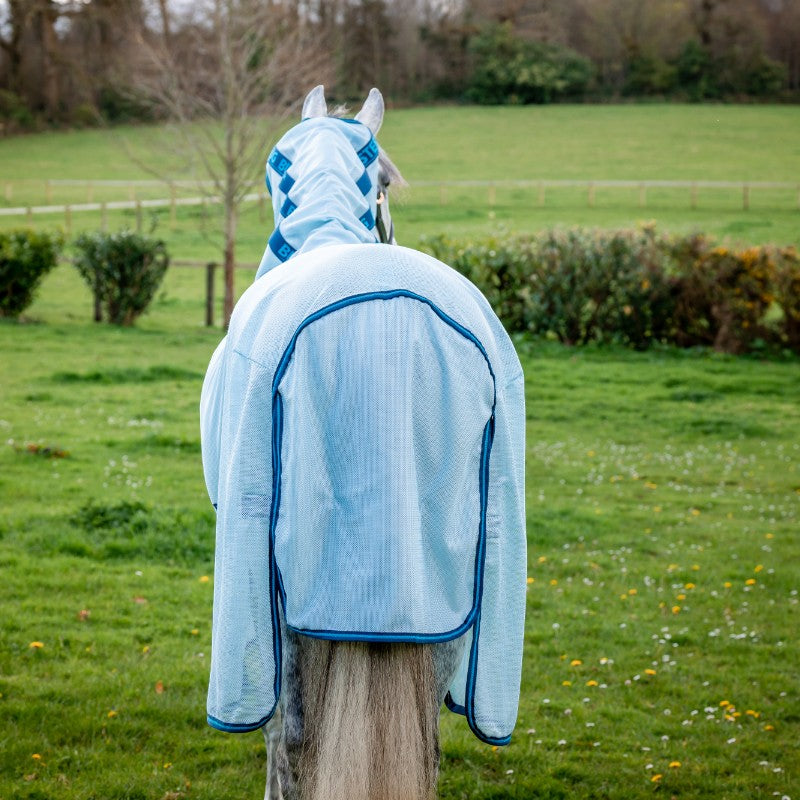 Horseware - Chemise anti-mouches Amigo Bug Buster azure blue/ marine/ bleu éléctrique | - Ohlala