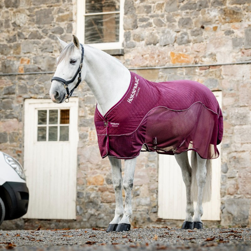 Horseware - Chemise de transport Signature Travel Cooler bordeaux