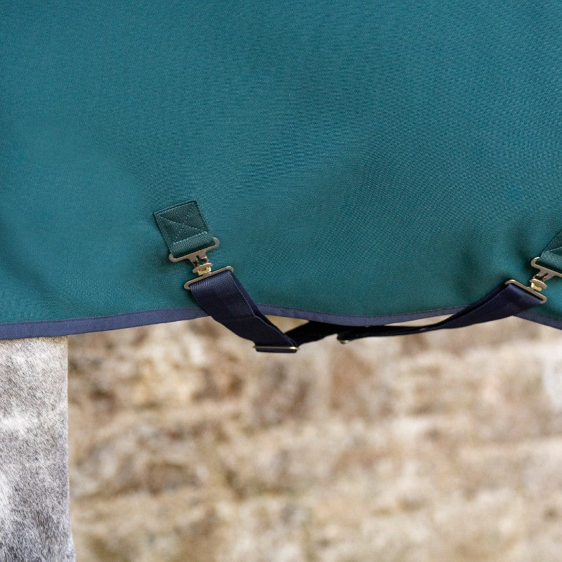Horseware - Chemise séchante Amigo Jersey Pony dynasty green/ marine/ argent