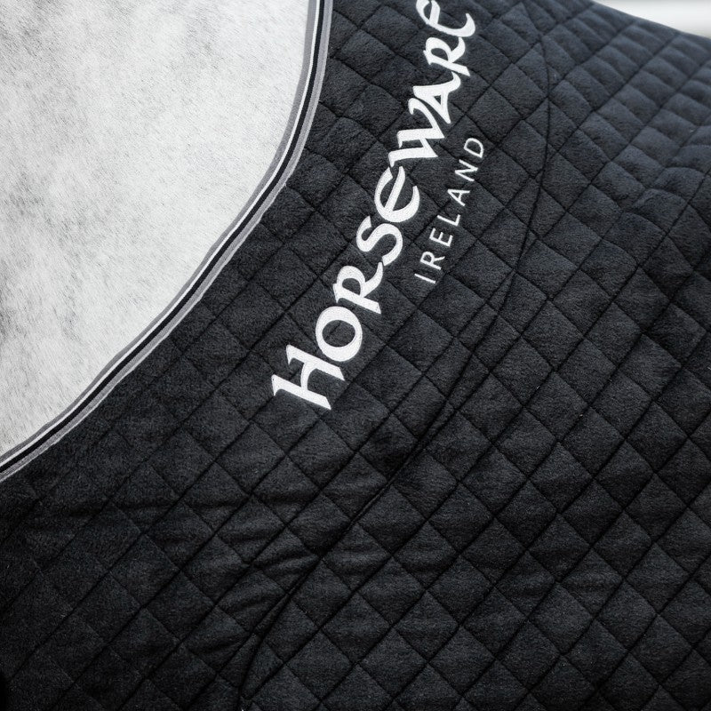 Horseware - Chemise séchante Thermal Cooler noir/ thunderstorm grey/ argent