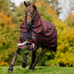 Horseware - Couverture d'extérieur Amigo 1200D Plus Turnout bordeaux/ marine/ titanium grey 100g