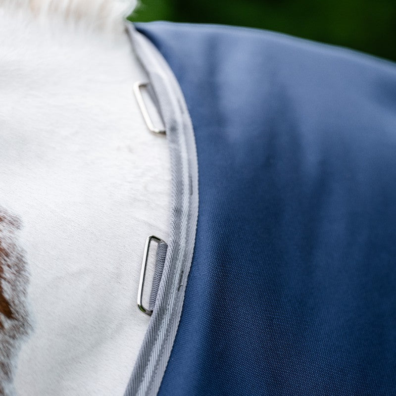 Horseware - Couverture d'extérieur Amigo Bravo 12 XL Original marine/ titanium grey/ argent 250g | - Ohlala