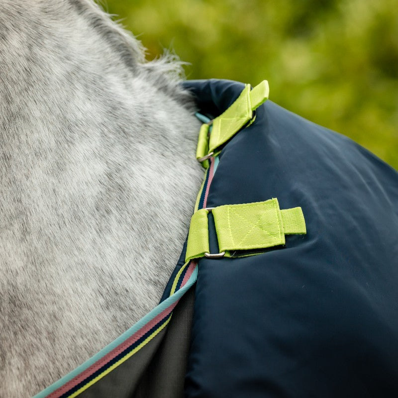 Horseware - Couverture d'extérieur Amigo Hero Ripstop Plus shadow/ lime/ marine 100g | - Ohlala
