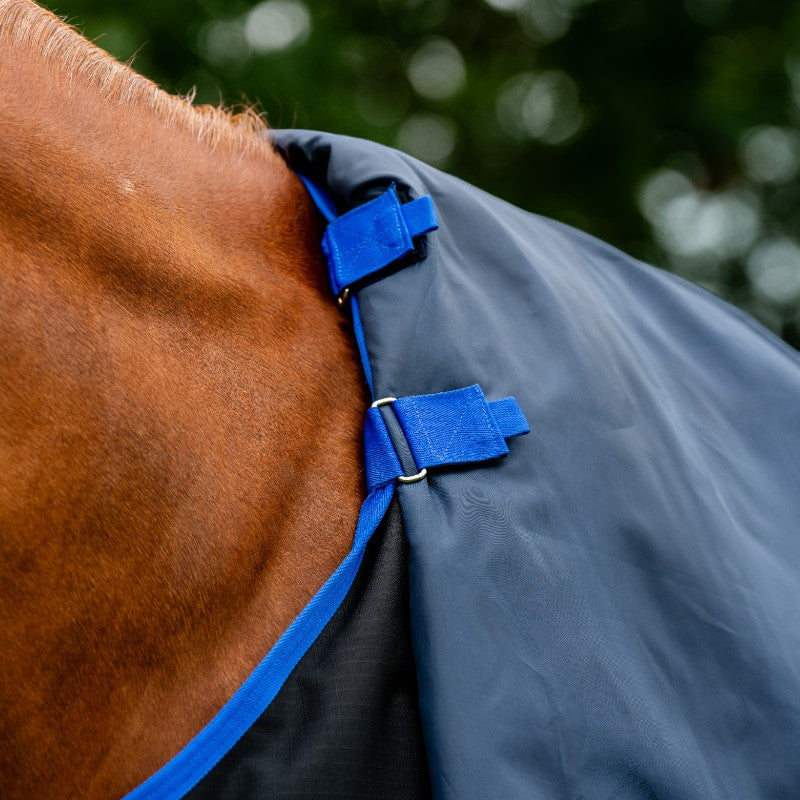 Horseware - Couverture d'extérieur Amigo Ripstop 900 Plus noir/ classic blue 100g