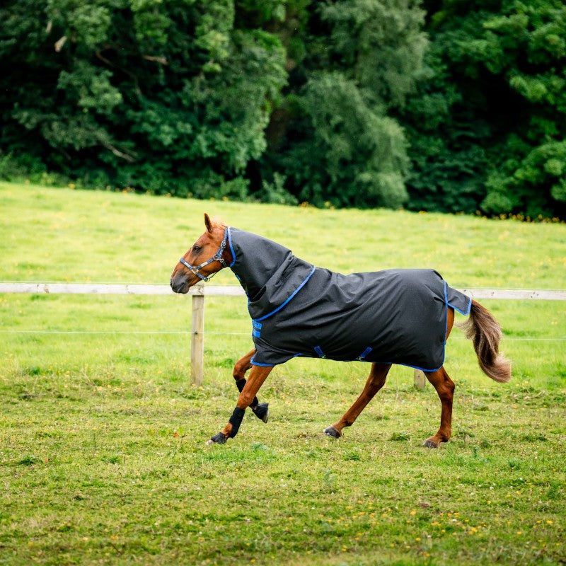 Horseware - Couverture d'extérieur Amigo Ripstop 900 Plus noir/ classic blue 100g