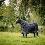 Horseware - Buitendeken Rambo Optimo Plus Turnout Bundle marine/ thunderstorm grey/ zilver (0g + 200g) | - Ohlala