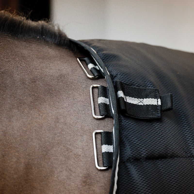 Horseware - Couverture de box Easy-Layer Stable Plus noir/ noir/ silver 400g | - Ohlala