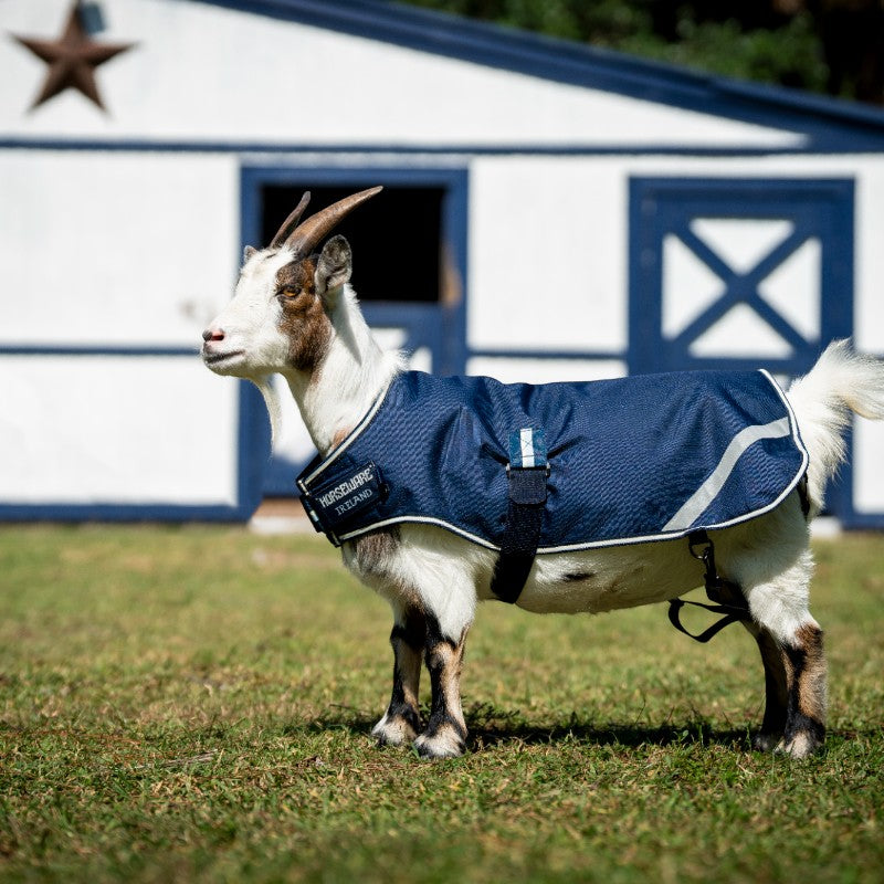 Horseware - Couverture pour chèvre witney navy 200g | - Ohlala