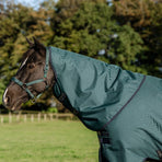 Horseware - Couvre-cou Amigo Ripstop Turnout dynasty green/ marine/ argent 150g | - Ohlala