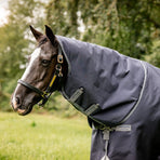 Horseware - Halsdeken Rambo Optimo Turnout marine/ thunderstorm/ zilver 150g | - Ohlala