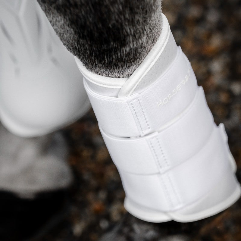Horseware - Guêtres ouvertes Classic blanc