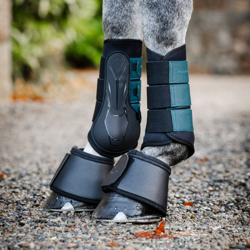 Horseware - Guêtres ouvertes Classic dynasty green | - Ohlala