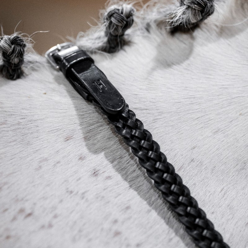 Horseware - Rênes Plaited noir | - Ohlala