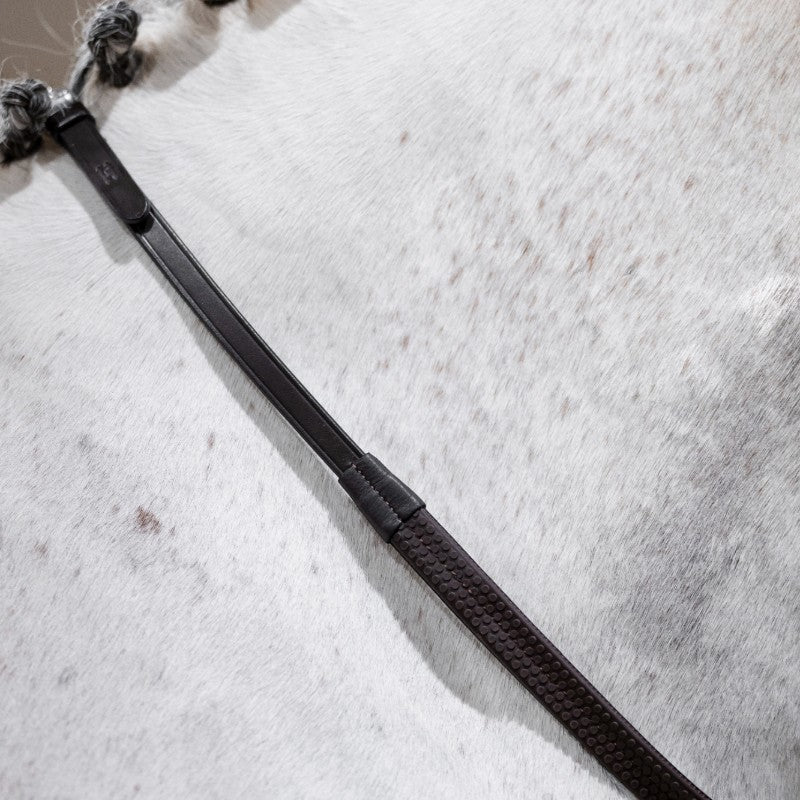 Horseware - Rênes Rubber Grip marron | - Ohlala