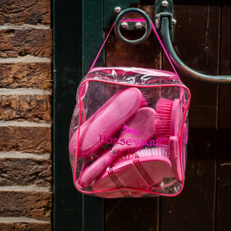 Horseware - Set de brosses Newmarket witney pink