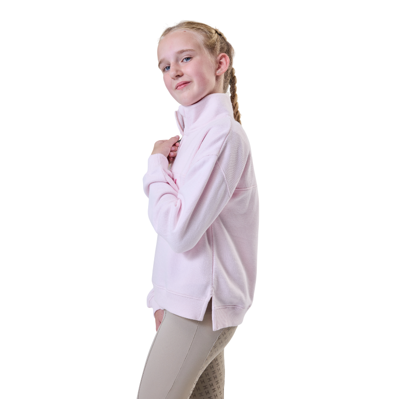 Horseware - Sweat manches longues enfant Vitality rose