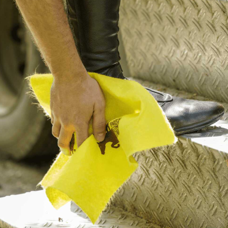 Horsewipe - Rouleau chiffon de nettoyage jaune