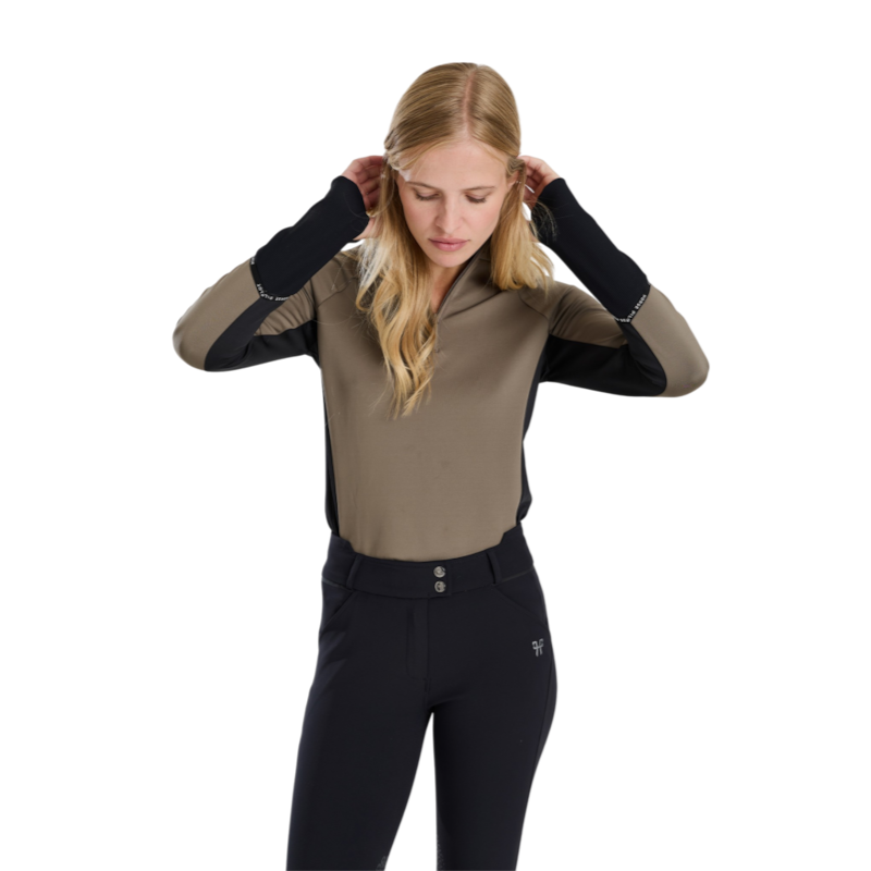Horse Pilot - Baselayer manches longues femme Warm morel brown