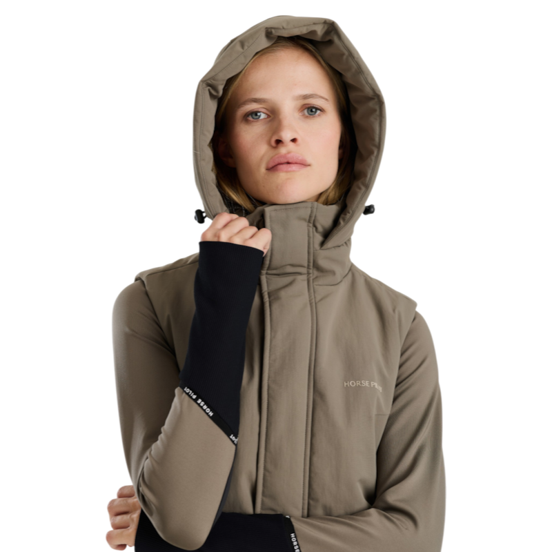 Horse Pilot - Doudoune sans manches femme Frost morel brown