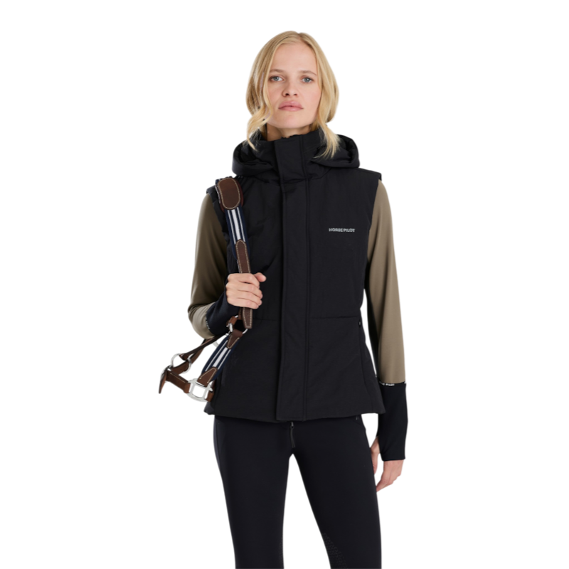 Horse Pilot - Doudoune sans manches femme Frost noir